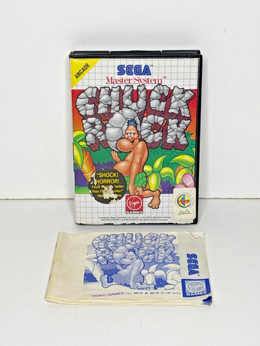 Chuck rock sega master system - rock,