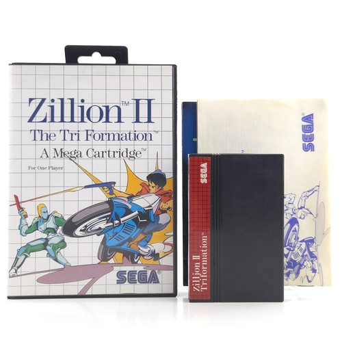 Sega master system zillion - zillion, ii