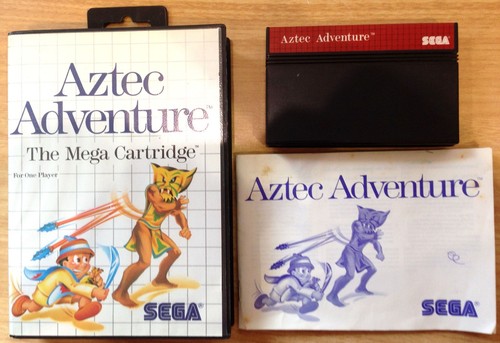 Aztec adventure complet sega - adventure,
